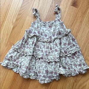 Rylee + Cru Mauve Floral Dress